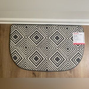 New StyleWell gray Diamond Pattern kitchen foam mat rug